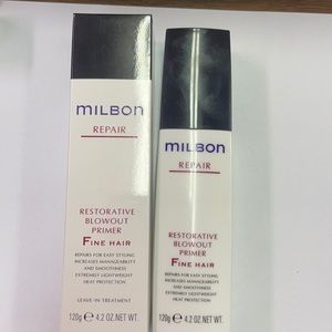 BNIB Milbon restorative blowout primer fine hair.